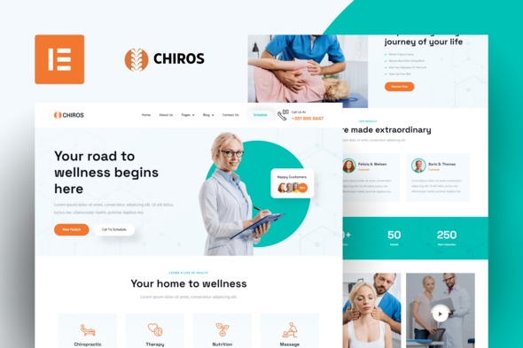 Chiros 20250712 – Chiropractic Elementor Pro Template Kit