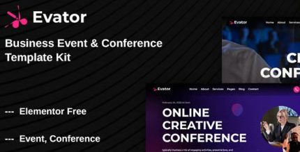 Evato - Business Event & Conference Template Kit