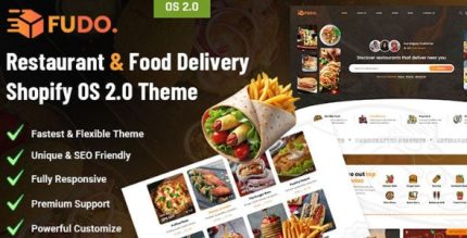 Fudo - Restaurant & Food Delivery Shopify OS 2.0 Theme