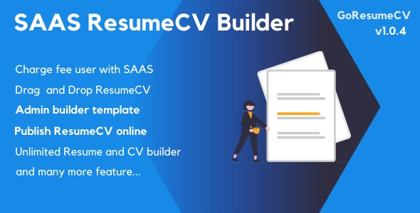 GoResumeCV 1.0.4 – SAAS Resume Builder Online