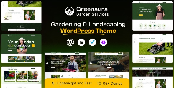 Greenaura 1.0.8 – Gardening & Landscape WordPress Theme