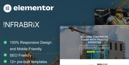 Infabrix - Construction & Building Service Elementor Template Kit