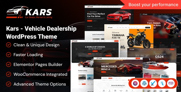 Kars 2.0.0 – Vehicle Dealership WordPress Theme