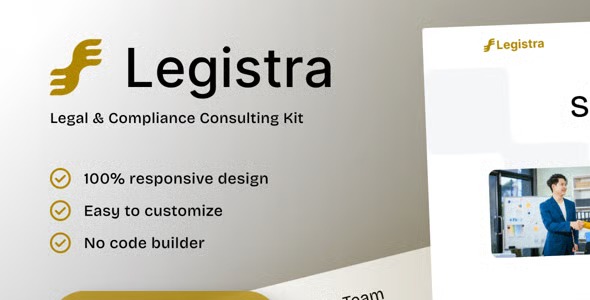 Legistra 1.0 – Legal & Compliance Consulting Elementor Template Kit