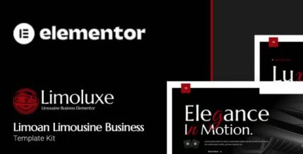 Limoluxe - Limoan Limousine Business Elementor Template Kit