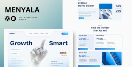 Menyala - Digital Marketing Agency Elementor Template Kit