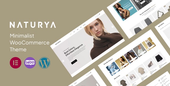 Naturya 1.0.5 – Minimalist WooCommerce WordPress Theme