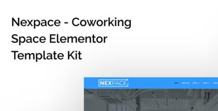 Nexpace - Coworking Space Elementor Template Kit