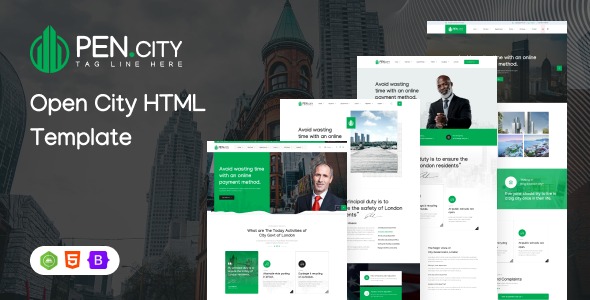 OpenCity 1.0.0 – Political and Government HTML Template
