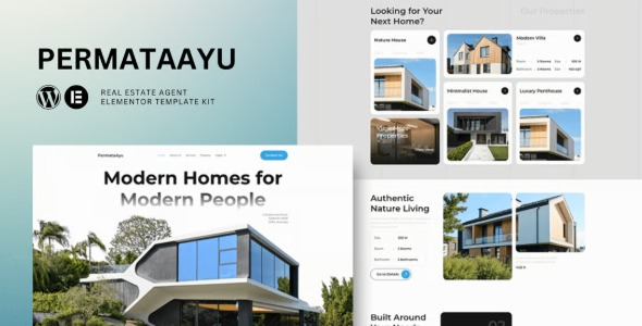 Permataayu 1.0 – Real Estate Elementor Template Kit