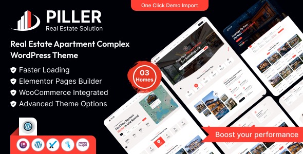 Piller 2.0.2 – Real Estate WordPress Theme