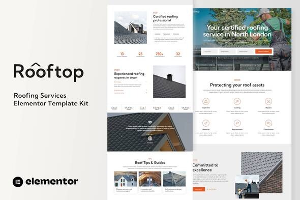 Rooftop 20250716 – Roofing Service Elementor Template Kit