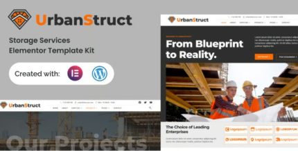 Urbastruct - Construction & Building Service Elementor Template Kit