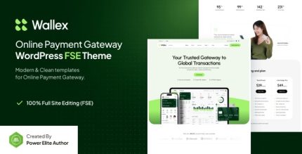 Wallex - Online Payment Gateway FSE WordPress Theme