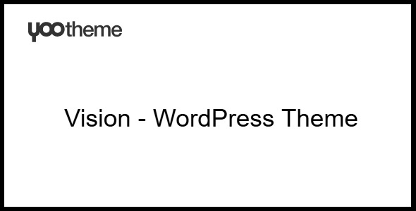 YOOTheme Vision 4.5.24 – WordPress Theme