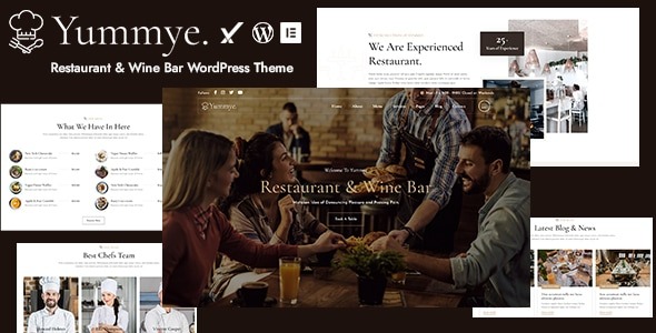 Yummye 1.0.0 – Restaurant & Wine Bar WordPress Theme