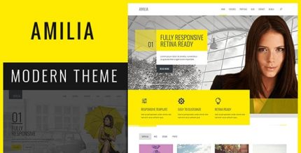 Amilia - Responsive MultiPurpose Joomla Template