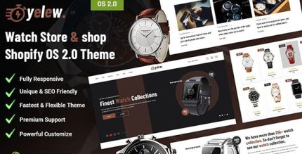 Yelew - Watch Store & Shop Shopify OS 2.0 Theme