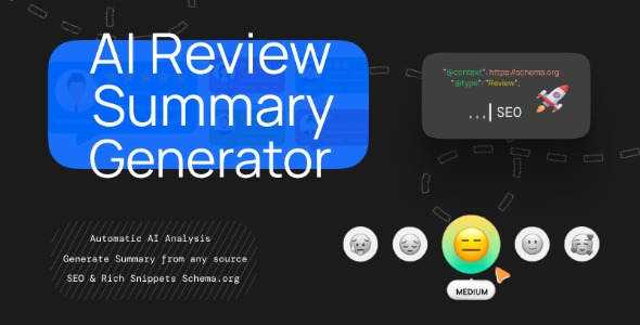 AI Review Summary 1.0.5 – Generator Review Summary & SEO Rich Snippets for WooCommerce