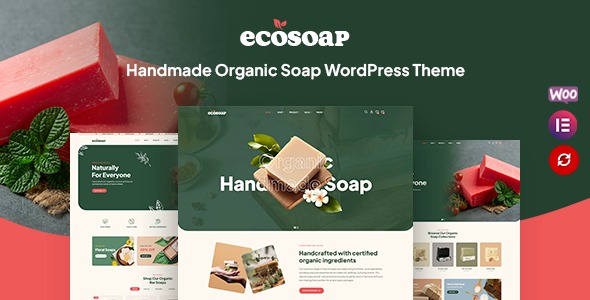 Ecosoap 1.1.3 – Handmade Organic Soap WordPress Theme