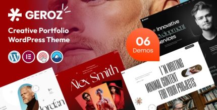Geroz - Creative Portfolio & Digital Agency WordPress Theme