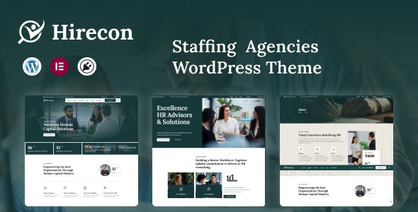 Hirecon 1.0.0 – Staffing Agencies WordPress Theme