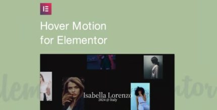 On-Hover Motion Grids for Elementor