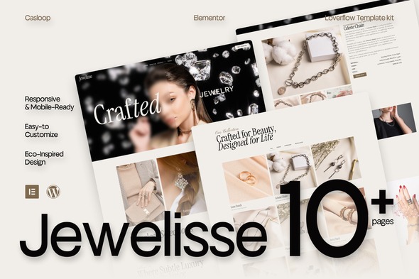 Jewelisse 1.0 – Modern Luxury Jewelry Store Elementor Template Kit