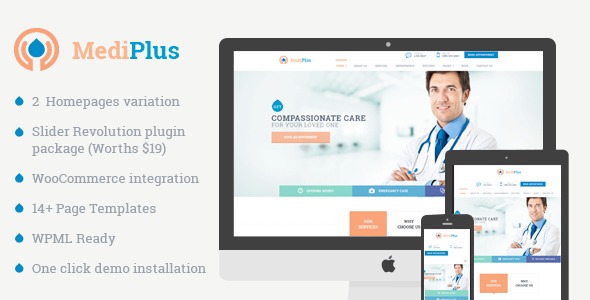 MediPlus 2.8 – Responsive Theme for Medical and Health