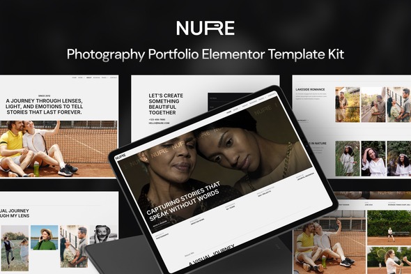 Nure 1.0 – Photography Portfolio Elementor Template Kit
