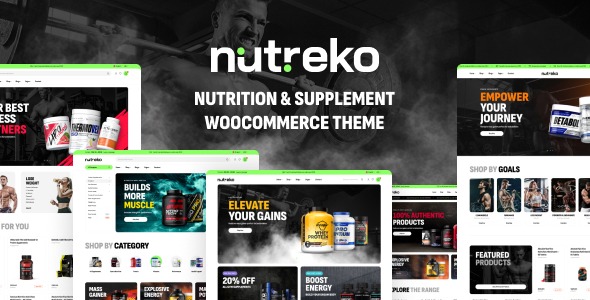 Nutreko 1.9.3 – Nutrition & Supplement WooCommerce Theme