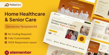 PelitaCare - Home Healthcare & Senior Care Elementor Pro Template Kit