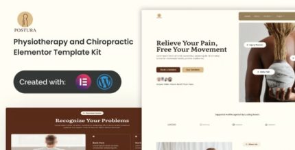 Postura - Physiotherapy & Chiropractic Elementor Template Kit