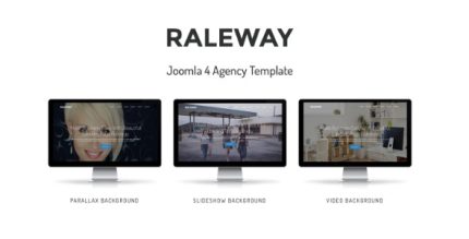 Raleway - Responsive OnePage Joomla 5 Template