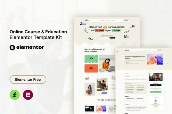 Studiez 1.0 – Online Course & Education Elementor Template Kit