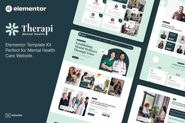 Therapi 1.0 – Mental Health Care Elementor Template Kit