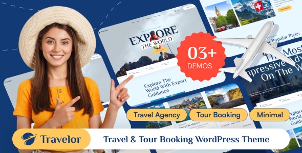 Travelor 1.0.3 – Travel & Tour Booking WordPress Theme