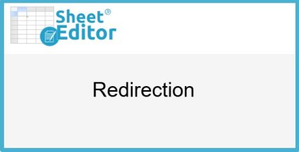 WP Sheet Editor Redirection