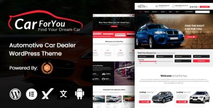 CarForYou - Automotive Car Dealer WordPress Theme
