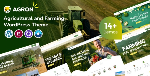 Agron 1.0.2 – Agriculture & Organic Farm WordPress Theme