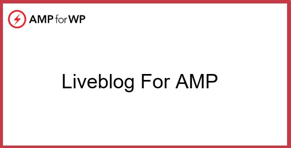Liveblog For AMP 1.0.1