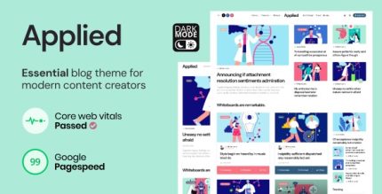 Applied - Essential Blog theme for Modern Content Creators