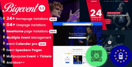 BigEvent - Conference Event WordPress Theme