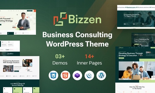 Bizzen 1.0 – Business Consulting WordPress Theme