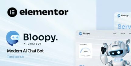 Bloopy - Modern AI Chat Bot Elementor Template Kit