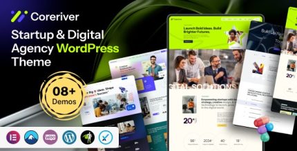 Coreriver - Startup & Digital Agency WordPress Theme