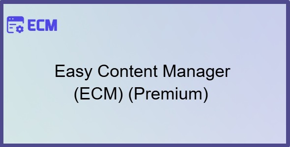 Easy Content Manager (ECM) (Premium) 1.2.2