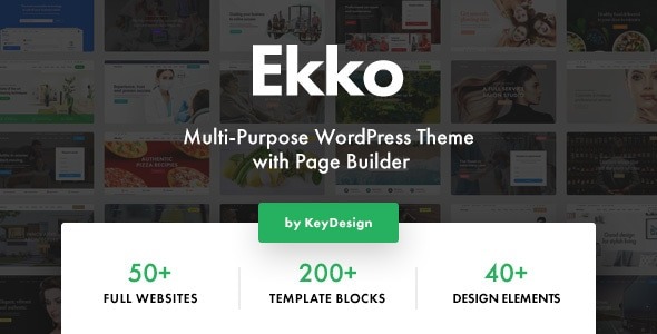 Ekko 5.6 – Multi-Purpose WordPress Theme with Page Builder