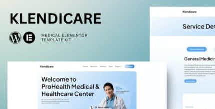 Klendicare - Medical Elementor Template Kit