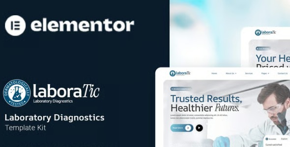 Laboratic 1.0 – Laboratory Diagnostics Elementor Template Kit